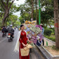 Red Velvet Plain Ao Dai Top Only, NO PANTS