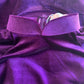 Purple Velvet Plain Ao Dai Top Only, NO PANTS