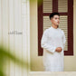 Men White Gam Silk Ao Dai Top