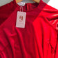 Red Velvet Plain Ao Dai Top Only, NO PANTS