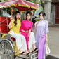 Shifted Gam Ao Dai Top Only, NO PANTS