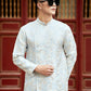 Light Blue/Gold Sparkle Ao Dai Top