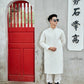White Sunflower Gam Ao Dai Top