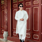 White Sunflower Gam Ao Dai Top