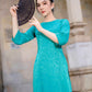 Shifted Gam Ao Dai Top Only, NO PANTS