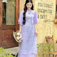 Halter Mini Daisy Ao Dai Set (4 Colors) |Pre-made Modernized Vietnamese Ao Dai| Ao Dai with Pants | Lunar New Year|10,20,28A