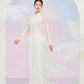 Tinh Kỳ - Crystal Lotus Ao Dai Set M3|Pre-made Traditional Vietnamese Ao Dai|Ao Dai with Pants|Graduaion | Bridal |Ao Dai Truyen Thong|