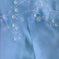 Mom and Daughter Blue Branches Slit Sparkles Ao Dai Set| Pre-made Traditional Vietnamese Ao Dai | Lunar New Year | Ao Dai for Girl, Mom|FL