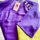 Purple Chiffon Pearl Bows Ao Dai Top Set with Lime Gam Pants| Pre-made Modernized Viet Ao Dai| Pastel Ao Dai | Lunar New Year|40D