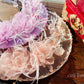 LUNA FLORA Lavender Peony Feather Head Piece #4| Vietnamese Ao Dai Accessories | Wedding Ao Dai | Bridal Ao Dai| Tet Lunar New Year Headband