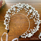 LUNA FLORA White Sakura Blossom Head Piece #5 | Vietnamese Ao Dai Accessories | Wedding Ao Dai | Bridal Ao Dai| Tet Lunar New Year Headband