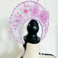 LUNA FLORA Lavender Peony Feather Head Piece #4| Vietnamese Ao Dai Accessories | Wedding Ao Dai | Bridal Ao Dai| Tet Lunar New Year Headband