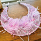 LUNA FLORA Lavender Peony Feather Head Piece #4| Vietnamese Ao Dai Accessories | Wedding Ao Dai | Bridal Ao Dai| Tet Lunar New Year Headband