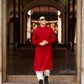 Men Linen Button Ao Dai Top (4 COLORS)