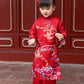 Mom and Daughter Red Vibrant Matching Ao Dai Set| Pre-made Traditional Vietnamese Ao Dai | Lunar New Year | Ao Dai for Girl, Mom|