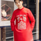 Men Red Embroidered Clouds Ao Dai Gam Top 7A| Pre-made Traditional Vietnamese Ao Dai| Lunar New Year | Ao Dai for Dad | Ao Dai Tet|7A