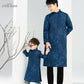 Men and Boy Red Lan Ao Dai Set 17B| Pre-made Vietnamese Ao Dai| Lunar New Year | Ao Dai for Girl, Mom, Dad, Boy | Ao Dai Tet| 17B