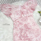 Pink Wing Sleeves Ao Dai Set 30C