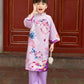 Mom and Daughter Purple Vibrant Matching Ao Dai Set| Pre-made Traditional Vietnamese Ao Dai | Lunar New Year | Ao Dai for Girl, Mom|