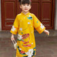 Mom and Daughter Yellow Vibrant Matching Ao Dai Set