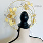 LUNA FLORA Gold Blossom Head Piece #7 | Vietnamese Ao Dai Accessories | Wedding Ao Dai | Bridal Ao Dai| Tet Lunar New Year Headband