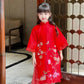 Mom and Daughter Red Sparrow Ao Dai Set 5B| Pre-made Traditional Vietnamese Ao Dai | Lunar New Year |