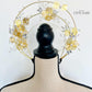 LUNA FLORA Gold Blossom Head Piece #7 | Vietnamese Ao Dai Accessories | Wedding Ao Dai | Bridal Ao Dai| Tet Lunar New Year Headband