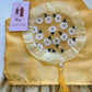 Pet Yellow Daisy Halter Ao Dai 14-15B