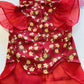 Pet Red Wing Sleeves Daisy Ao Dai 14-15B