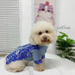 Pet Blue Gam Tassel Ao Dai 14-15B| Pet Ao Dai Costume | Vietnamese Pet Outfit | Cute Dog and Cat Ao Dai | Lunar New Year Pet Clothes |