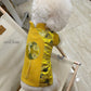 Pet Yellow Gam Tassel Ao Dai 14-15B
