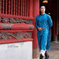 Men Blue Gam Silk Ao Dai Top| Pre-made Traditional Vietnamese Ao Dai| Lunar New Year | Ao Dai for Dad, Boy | Ao Dai Tet|