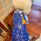 Pet Blue Gam Yellow Tassel Ao Dai 14-15B| Pet Ao Dai Costume | Vietnamese Pet Outfit | Cute Dog and Cat Ao Dai | Lunar New Year Pet Clothes