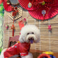 Pet Gam with Buttons Ao Dai (Red, Blue, Yellow| Pet Ao Dai Costume | Vietnamese Pet Outfit | Cute Dog and Cat Ao Dai | Lunar New Year Pet