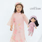 Thuong Girl Ao Dai Set with Headband | Ao Dai by Cute Sass x Joey Doll x Mommy and Me Vietnamese | Traditional Vietnamese Dress for Girl