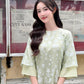 Shifted Mai Pearls Ao Dai Top Only, NO PANTS (5 Colors) FL|Pre-made Modernized Vietnamese Ao Dai|Pastel Ao Dai|