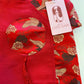 Pet Red Gam Tassel Ao Dai 14-15B