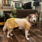 Pet Yellow Wing Sleeves Daisy Ao Dai 14-15B| Pet Vietnamese Ao Dai Outfit | Cute Dog and Cat Ao Dai | Lunar New Year Pet Clothes |