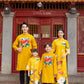 Mom and Daughter Yellow Vibrant Matching Ao Dai Set