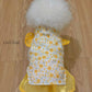 Pet Yellow Wing Sleeves Daisy Ao Dai 14-15B