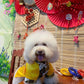 Pet Gam with Buttons Ao Dai (Red, Blue, Yellow| Pet Ao Dai Costume | Vietnamese Pet Outfit | Cute Dog and Cat Ao Dai | Lunar New Year Pet