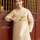 Cat Tuong - Dad and Boy Champagne Ribbon Matching Ao Dai FL| Pre-made Traditional Vietnamese Ao Dai | Lunar New Year