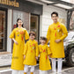 Cat Tuong - Family Yellow Ribbon Matching Ao Dai Set (No Tassel) | Pre-made Traditional Vietnamese Ao Dai | Lunar New Year |