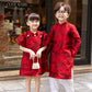 Cat Tuong - Family Red Bow and Pearls Matching Ao Dai Set FL| Pre-made Traditional Vietnamese Ao Dai | Lunar New Year |