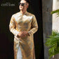 Men Shiny Gold Dragon Gam Ao Dai Top 35B| Pre-made Traditional Vietnamese Ao Dai| Lunar New Year | Ao Dai for Dad, Boy | Ao Dai Tet|