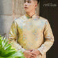 Men Shiny Gold Dragon Gam Ao Dai Top 35B| Pre-made Traditional Vietnamese Ao Dai| Lunar New Year | Ao Dai for Dad, Boy | Ao Dai Tet|