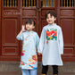 Mom and Daughter Blue Vibrant Matching Ao Dai Set 26D