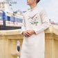 Men White Embroidery Sparrow Ao Dai Top 43B | Pre-made Traditional Vietnamese Ao Dai| Lunar New Year | Ao Dai for Dad, Boy |Ao Dai Tet| AoDaibyCuteSass