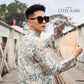 Men Blue Gam Patterns Ao Dai Top 44C | Pre-made Traditional Vietnamese Ao Dai| Lunar New Year | Ao Dai for Dad, Boy |Ao Dai Tet| AoDaibyCuteSass