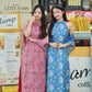 Yen - Rose Glimpse Yem-Inspired Ao Dai Top Only, No Pants, No Scarf| Pre-made Modernized Vietnamese Ao Dai| Lunar New Year AoDaibyCuteSass
